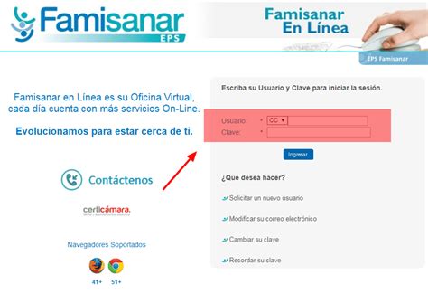 famisanar en linea.|Agendamiento de Citas Médicas en Famisanar